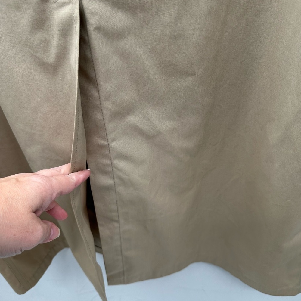 LONDON FOG 42 Men Vintage tan rainproof 60s gorpcore unisex classic trench coat - Picture 13 of 16